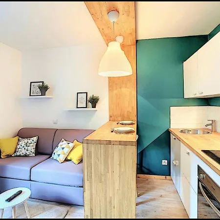 Apartment Centre Saint-gervais Moderne 2 Pers Proche Telecabine