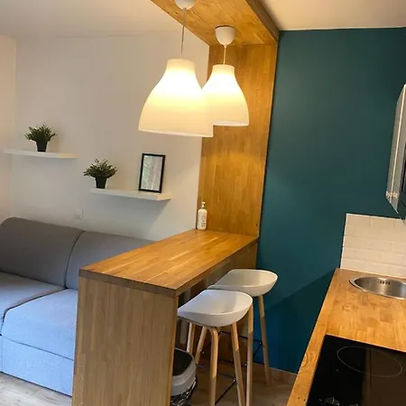 Apartment Centre Saint-gervais Moderne 2 Pers Proche Telecabine *